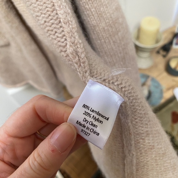 vintage lambswool sweater jacket - Picture 4 of 5